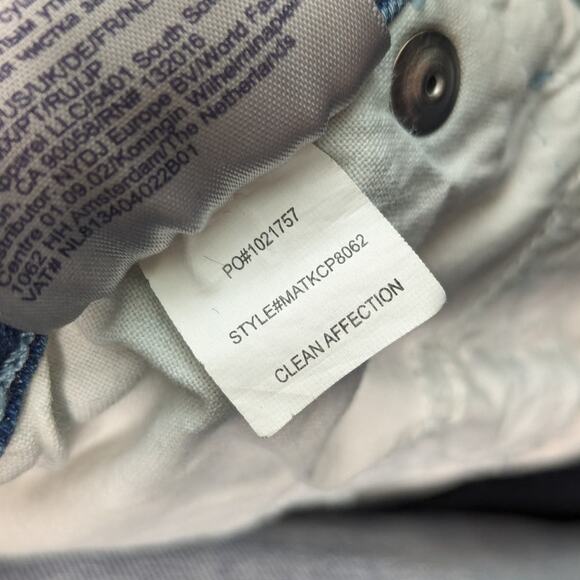 NYDJ Chloe Capri Jeans Light Wash Kick Flare Blue Clean Affection Womens 2 Pants - Picture 7 of 7